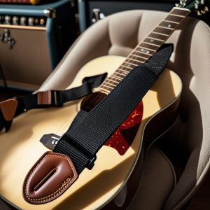 Adjustable Guitar Strap with Leather Ends
