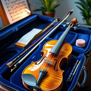 Student Violin Kit (Full Size) with Bow and Case