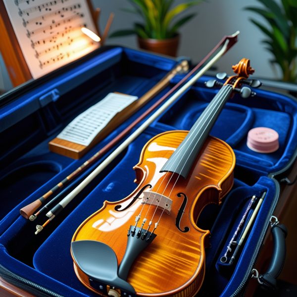 Student Violin Kit (Full Size) with Bow and Case