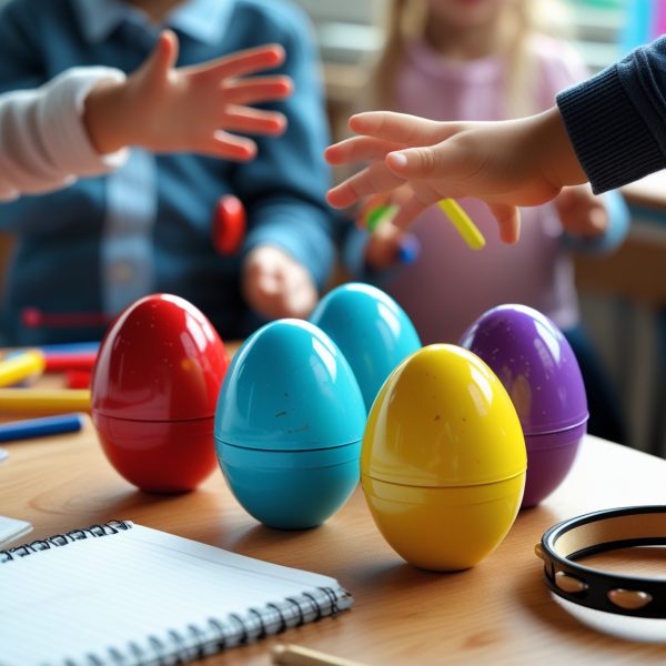 Percussion Shaker Set (Egg Shakers, 4-Pack) - Image 4