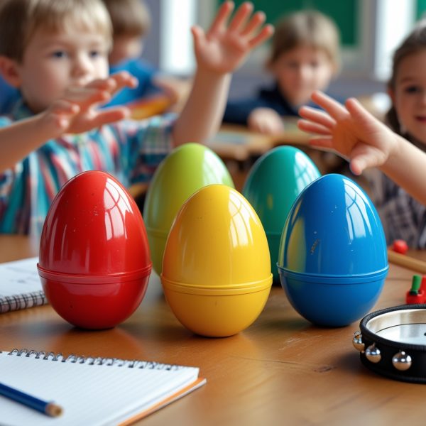 Percussion Shaker Set (Egg Shakers, 4-Pack) - Image 2